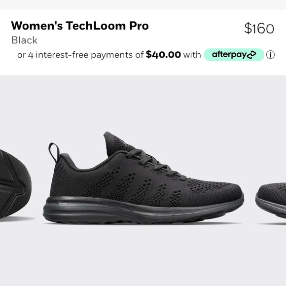 APL TechLoom Pro black womans size 8.5 - Picture 8 of 9